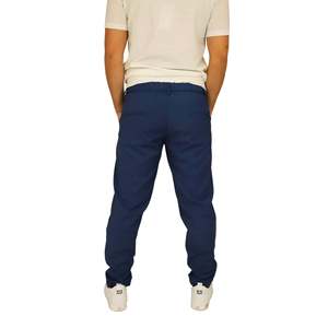 กางเกงขายาวผู้ชาย MOLFETTA 13 สีน้ำเงินทรงปกติสำหรับใส่ลำลอง - Product Image 3