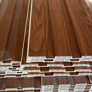 Panel de Pared Decorativo WPC Coextruido de Bambú, Fibra Metálica y Madera, Resistente al Agua, Acabado Carbón, para Interiores y Exteriores, Económico, de Fábrica OEM - Product Image 5