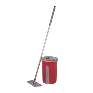 Mopa con Cubeta de 12L, Juego de Mopa con Doble Compartimento y 2 Paños de Microfibra - Product Image 2