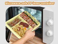 Nouvelle boîte à bento en vente meilleure vente Bpa offres spéciales gratuites, bas prix Promotions Boîte à lunch 5 compartiments Tritan Material Bento