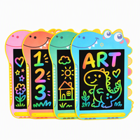 Tablette d'écriture LCD en forme de dinosaure pour enfants 24x15cm, bloc de dessin réutilisable pour la maternelle et la maison