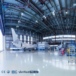 <span class=keywords><strong>Hangar</strong></span> de Aeronaves em Estrutura de Aço Personalizada, Edifício para Manutenção de Aviação, <span class=keywords><strong>Hangar</strong></span> de Grande Vão Livre com Design Durável - Product Image 2
