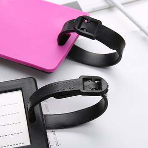 2025 Fashion Custom Pvc Luggage Tag <b>Travel</b> Luggage Accessories With Your Name and Message Luggage Tag - Product Image 5