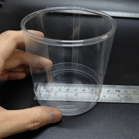 Boîte de poupée cylindrique en plastique transparent et couvercles boîte en plastique ronde en tube transparent RPET PVC écologique personnalisé
