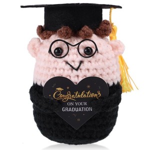 Mùa tốt nghiệp Mũ Tiến sĩ sang trọng và búp bê tình cảm handmade cotton dệt kim - Product Image 3