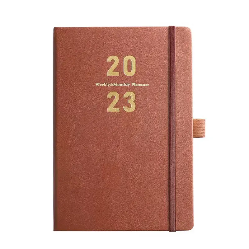 Carnet de notes A5 en cuir Pu avec Logo personnalisé, fourniture d'usine de haute qualité, bande élastique, journal intime, vente en gros