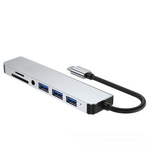 Hub <span class=keywords><strong>USB</strong></span> Type C 6 en 1 <span class=keywords><strong>Adaptateur</strong></span> pour ordinateur portable avec <span class=keywords><strong>HDMI</strong></span> 4K Lecteur de carte multiport USB3.0 Lecteur TF PD SD Tout-en-un pour ordinateur PC - Product Image 6