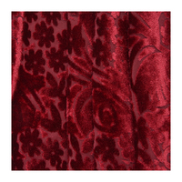 Tissu uni en velours personnalisé de haute qualité avec motif pour textile de maison