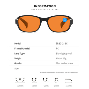 Gafas clásicas de alta calidad de Color a <span class=keywords><strong>la</strong></span> moda Unisex Anti Bloqueo de luz azul gafas de lectura con montura óptica - Product Image 4
