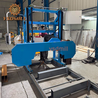 Scierie mobile automatique YSDMILL à prix abordable, scie à ruban à moteur essence, scierie portative