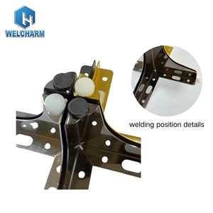 Ngắn t hình dạng của sofa chân cho đồ nội thất nhà sản xuất kim loại vàng chân nhà máy <span class=keywords><strong>Chrome</strong></span> bảng Tủ đi văng Ghế Bàn Giường sofa chân - Product Image 2