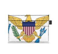 Porte-cartes minimaliste double face imprimé Yap Flag, best-seller, pour hommes et femmes