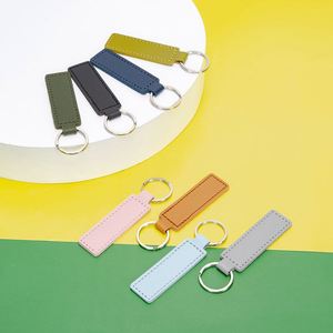 Multipurpose PU Leather <b>Key</b> <b>Ring</b> with Detachable Badge Clip Office Hotel Business Souvenirs - Product Image 4