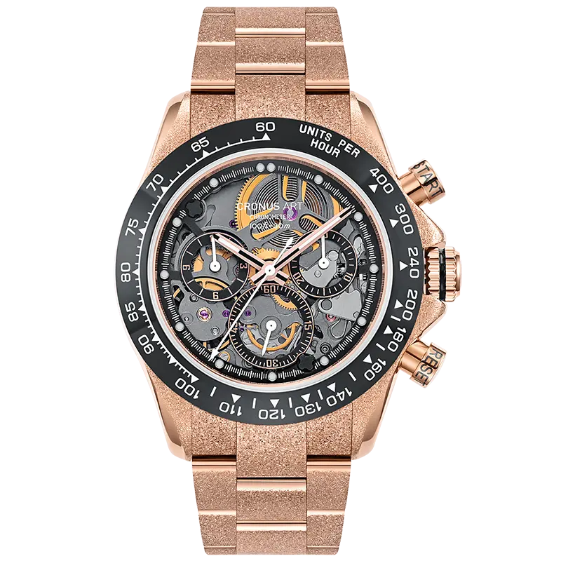 Jam tangan pria, 2024 kualitas tinggi baru jam tangan multifungsi otomatis tahan air mekanis baja anti karat