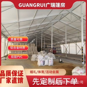Carpa Prefabricada Guangrui para Exposiciones, 10x30m, de Aleación de Aluminio, Impermeable, Rectangular, para Almacenamiento en Exteriores - Product Image 5