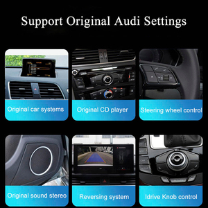 Schermo Multimediale Android da 12,3'' con Carplay per <span class=keywords><strong>Audi</strong></span> A6 C7 A7 2012 - 2019, Autoradio con Navigazione GPS e Monitor - Product Image 5