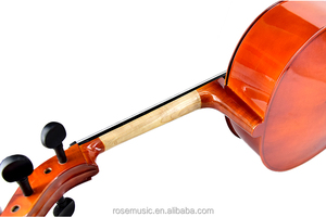 Instrumento Musical, Violonchelo 3/4 Económico de Alto Brillo, Tamaño 4/4 con Estuche de Espuma para Violonchelo - Product Image 6