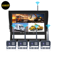 10.1 pouces 4CH IPS écran voiture DVR enregistreur GPS ADAS DMS BSD caméra sans fil 4G WIFI Split Monitor MDVR