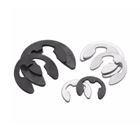 Custom High Strength 65Mn Black Oxide C Type Circlips External Retaining Rings for Shaft