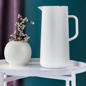 <b>Double</b> <b>Wall</b> Stainless Steel Vacuum Insulated White Eco-Friendly Coffee Pot/Flask/Mug 1500ml 24-36 Hours Thermal Insulation - Product Image 5