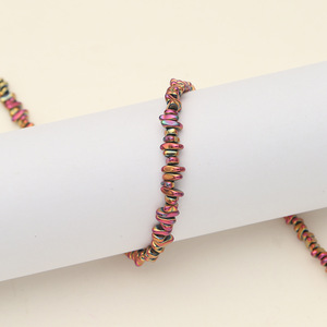 Bracelet et collier <span class=keywords><strong>en</strong></span> pierre de galle noire irrégulière ZX 8,5*2,5 mm, <span class=keywords><strong>perles</strong></span> colorées <span class=keywords><strong>pour</strong></span> le bricolage, accessoires de travail, <span class=keywords><strong>vente</strong></span> <span class=keywords><strong>en</strong></span> <span class=keywords><strong>gros</strong></span> d'usine - Product Image 3