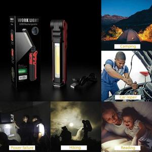 Lampe de travail COB LED d'inspection, Détecteur de tourmaline, Tunnel d'air, Détecteur de dioxyde de carbone WADE-JS090, Rechargeable - Product Image 1