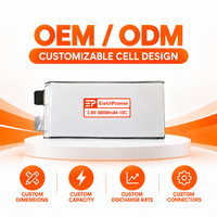 Cellule polymère LiHV LiPo semi-solide OEM 3,8 V 30000 mAh 10C pour pack de batterie de drone UAV
