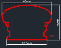 Kit de boîtier de lampe LED Tri-proof IP65, coque PC, design moderne et fin, étanche et anti-vapeur