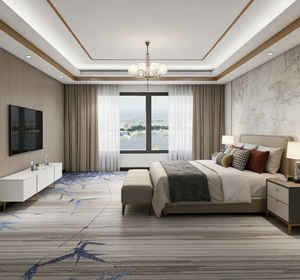 Alfombra Axminster Personalizada con Diseño de Arte Moderno para Pisos de Hoteles Comerciales - Product Image 3