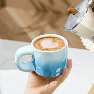 Tasse en céramique créative de haute beauté tasse à poignée en forme de marteau et de perles tasse à eau de bureau tasse à café - Product Image 5