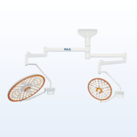 Lampe chirurgicale LED à double dôme certifiée CE avec lampe principale et lampe satellite, CRI élevé 96, éclairage 160000LUX