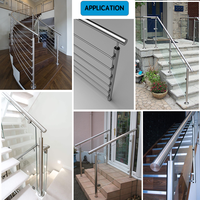 Embout de tuyau sphérique creux en acier inoxydable 304 316 pour décoration de luxe moderne, pour poteau de clôture, main courante, balustrade, quincaillerie UNIK