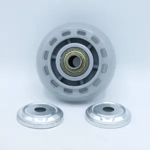 Mittlere Beans pru chung 100mm transparentes Pu-Polyurethan-Drehwagen-Lenkrad im koreanischen Stil 3 Zoll 4 Zoll 5 Zoll - Product Image 3