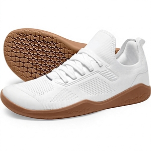 Chaussures minimalistes pour hommes, tendance mode, à semelle zéro drop, avec large embout, semelle extérieure en caoutchouc, pour la gym, l'entraînement et la marche - Product Image 1