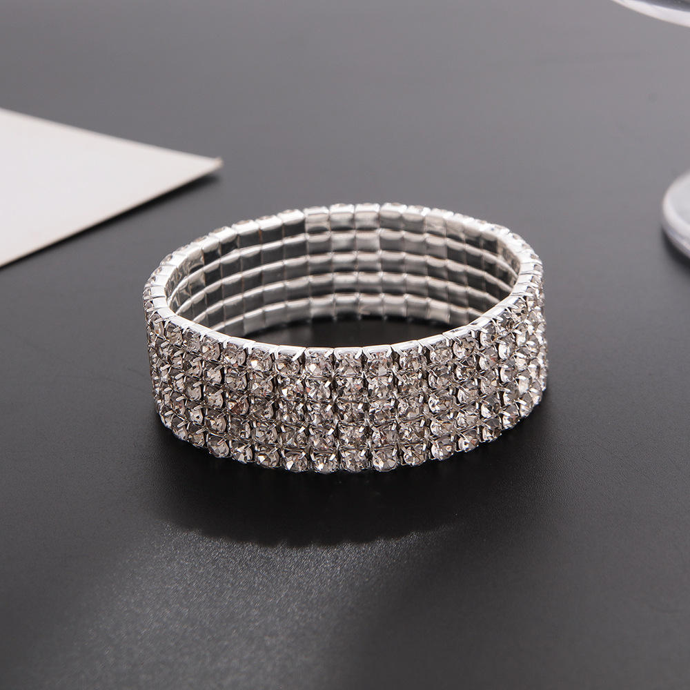 Cinq rangées d'argent