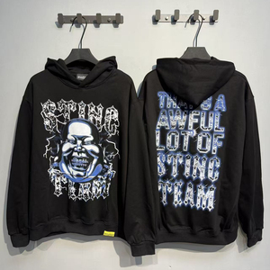 Eso es un montón horrible de Sudadera con capucha de jarabe para la tos de alta calidad 100% algodón ropa de hombre ropa de calle de peso pesado sudaderas con capucha para hombres - Product Image 1