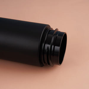 Bouteille Distributrice de <span class=keywords><strong>Mousse</strong></span> en Silicone Noir Mat 200ml avec Pompe et Brosse, Dorée par Galvanoplastie, pour Nettoyant Visage et Savon Moussant – Vente en Gros - Product Image 6