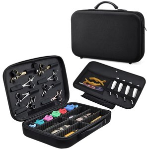 Estuche Extra Grande para Máquinas de Cortar Cabello, Caja de Viaje para Barberos, Bolsa Organizadora Portátil para Salón, Bolsa para Suministros de Corte de Cabello para Peluqueros - Product Image 1