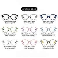Monture de lunettes TR90 légère pour enfants, charnière à ressort flexible, monture optique pour enfants, branches antidérapantes, monture étudiante 2026