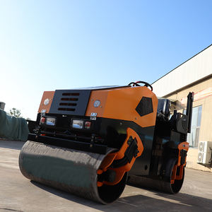 3T Mini Road Roller SSR260AC XP203 Moteur de pompe Changchai vibrant à double tambour Performance fiable - Product Image 6