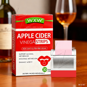 Tiras Orales de Vinagre de Sidra de Manzana ODM OEM con Vitaminas <span class=keywords><strong>B</strong></span>, Fórmula Herbal Totalmente Natural para Energía y Vitalidad Diarias - Product Image 5