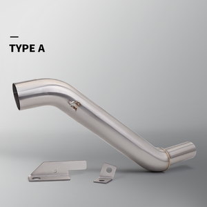 NS200 pour BajajPulsarNS200 Bajaj NS 200 51mm Escape <span class=keywords><strong>Moto</strong></span> <span class=keywords><strong>Moto</strong></span> Échappement Mid Middle Link Pipe Racing <span class=keywords><strong>Coude</strong></span> en acier inoxydable - Product Image 1