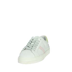 D.A.T.E. Sneakers da Ragazza Bianche e Gialle in Tela, Scarpe Trendy J381 HL VC HY2 - Product Image 6