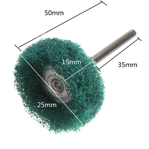 Tampons de polissage en nylon à abrasion moyenne pour applications de meulage à la meuleuse, lot de 40 pièces - Product Image 4