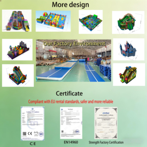 Parc d'attractions gonflable commercial Huatong en PVC pour enfants, grand parc gonflable à louer - Product Image 6