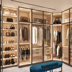 SYBELL Joinery Design d'intérieur de luxe Systèmes de dressing sur mesure Dressing sur mesure de Californie avec portes en verre et aluminium - Product Image 3
