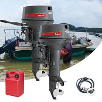 Moteur hors-bord sportif E40GMH 40 CV à deux temps avec coque en PVC/aluminium pour le surf en eaux océaniques en Afrique et en Asie du Sud-Est
