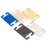 Placa de Identificación Personalizada para Mascotas, de Acero Inoxidable, con Grabado de Letras, Logotipo, Código QR, Nombre, Etiqueta de Metal para Collar de Perro