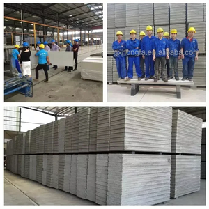 แผ่น<span class=keywords><strong>ผนัง</strong></span>คอนกรีตผนังพรีแคสต์บล็อกเศษหิน - Product Image 2