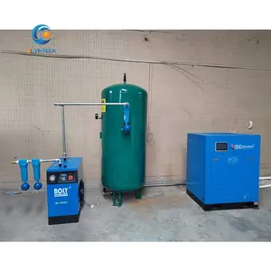 7.5kw 11kw 15kw 22kw Silent Screw Type Air Compressor 8bar 10bar 16bar Screw Air Compressor With Ce Top Air Compressor